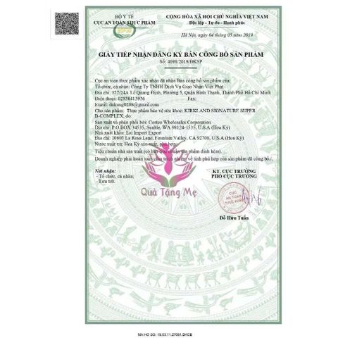 Viên uống bổ sung vitamin B Nature Made super B Complex 460v của Mỹ - Shop Songna