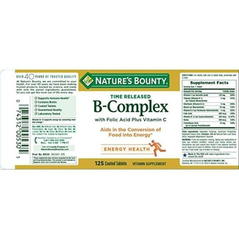 [Date 2026] Viên tổng hợp vitamin B Complex với axit folic và vitamin C tăng đề kháng, tim mạch - Shop Songna