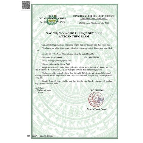 [ Date 2028] Viên uống đẹp da, chống lão hoá, ngừa tàn nhang, làm sáng da Alpha Lipoic Acid 300mg-600mg Puritan's Pride