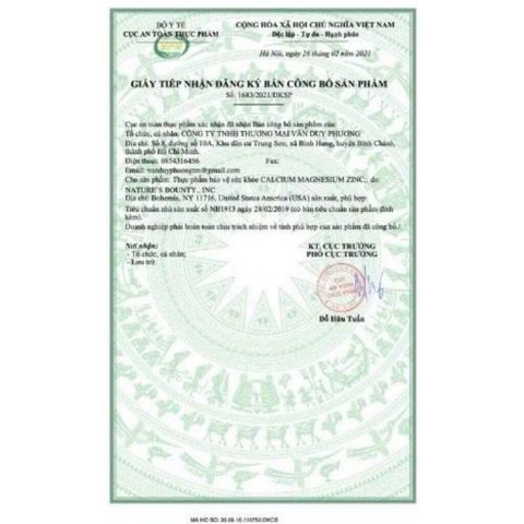 Viên uống bổ sung Magie Nature Made Magnesium - Shop Songna