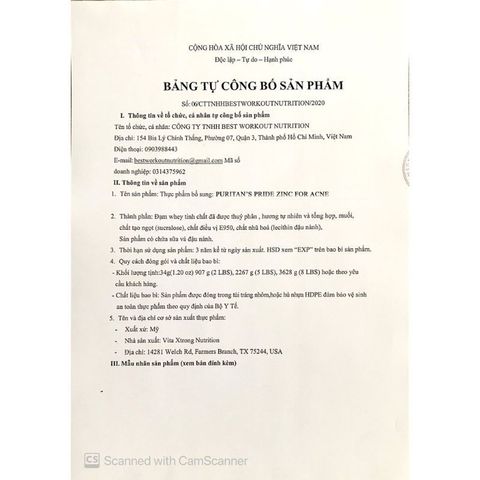 Viên uống bổ sung kẽm Puritan's Pride 100v giảm mụn, cải thiện làn da, làm đẹp da, hỗ trợ sức khỏe - 100 viên
