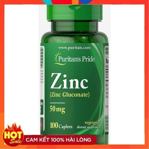 [Date 2025] Viên uống bổ sung kẽm zinc 25mg-50mg giảm mụn, tăng cường sức đề kháng Puritan's Pride 100v - Shop Songna
