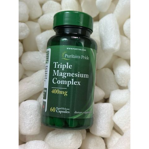 ( Date 2027 ) Viên uống bổ sung Magie HT Xương Cơ , Thần Kinh Magnesium  Puritan's Pride / Nature’s Bounty
