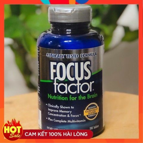 [Date 2028] Bổ não Focus Factori Nutrition for the Brain, tăng cường trí não, tập trung - Shop Songna