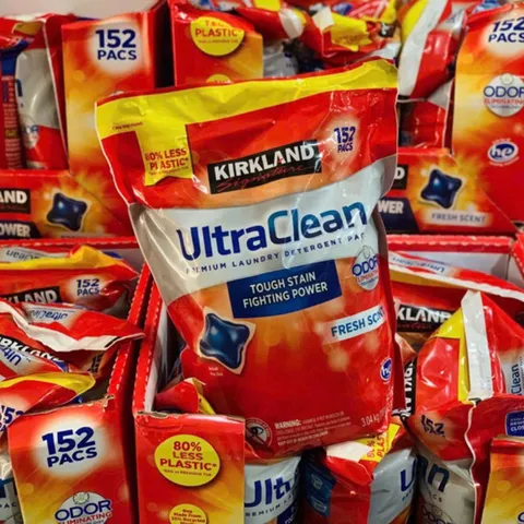 Viên Giặt Xả Quần Áo Ultra Clean USA 152 Viên - Giặt Sạch, Khử Mùi, Không Để Lại Vệt Trắng - Tiết Kiệm Cho 7kg Quần Áo