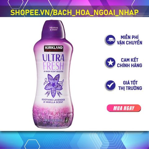 Viên xả vải hương hoa Lavender & Vanilla Ultra Fresh Chai 1.06kg của Mỹ