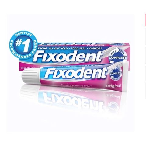 Keo Dán Răng Giả Fixodent Original 68g - Giải Pháp Cố Định An Toàn và Thoải Mái Cho Người Sử Dụng Răng Giả