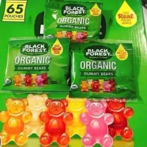 [Tách lẻ ]Kẹo gấu Black forest Organic 65 gói của Mỹ - Shopsongna