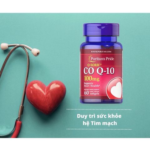 Viên Hỗ Trợ Tim Mạch Puritan’s Pride Q-SORB COQ 10 100mg - 400mg 501625