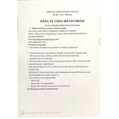 [Date 2027]Đông trùng hạ thảo Cordyceps 750mg 60v Puritan's Pride - Shop Songna