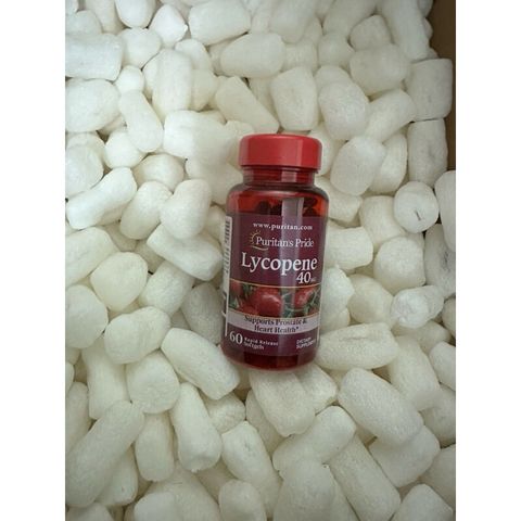Viên Uống Hỗ Trợ Tuyến Tiền Liệt Puritan's Pride Lycopene 10mg - Tăng Cường Sức Khỏe Tim Mạch và Chống Oxy Hóa