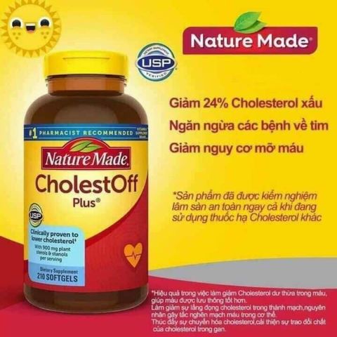 [Date 2026] Viên uống giảm cholestoff plus của Nature Made 210v - Shop Songna 501652