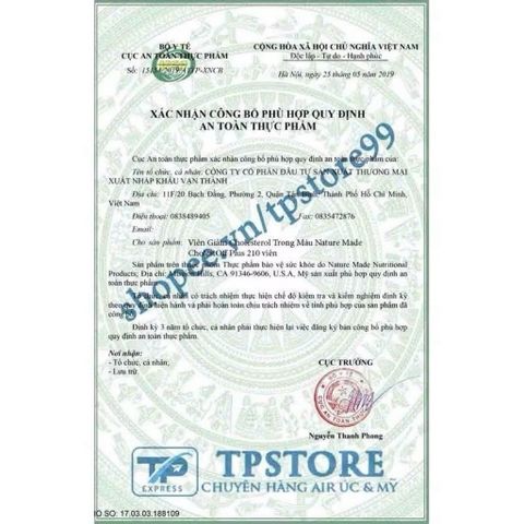 [Date 2026] Viên uống giảm cholestoff plus của Nature Made 210v - Shop Songna 501652