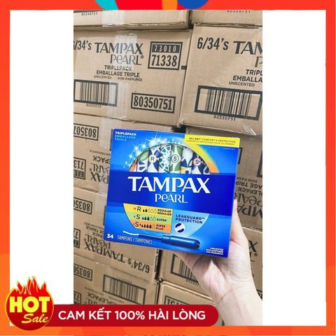 [Hàng Mỹ] Băng Vệ Sinh Tampon Tampax Pearl Tampons - Shop Songna