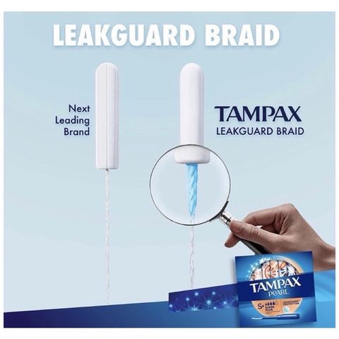 [Hàng Mỹ] Băng Vệ Sinh Tampon Tampax Pearl Tampons - Shop Songna