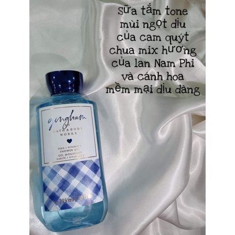 Sữa Tắm Dưỡng Da Bath & Body Works 295ml - Gel Tắm Siêu Dưỡng ẩm với Bơ Hạt Mỡ và Vitamin E, Hương Thoang Thoảng Quyến Rũ