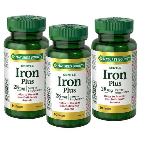 [Date 2027] Viên uống Sắt Iron 28mg - 65mg Nature's Bounty - Shop Songna