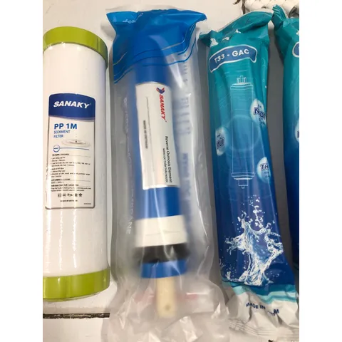 Bộ 10 Lõi Lọc Nước RO SANAKY - Thay Thế Cho Máy Lọc Nước, Bảo Vệ Sức Khỏe, Lọc Sạch Nước Uống Trực Tiếp