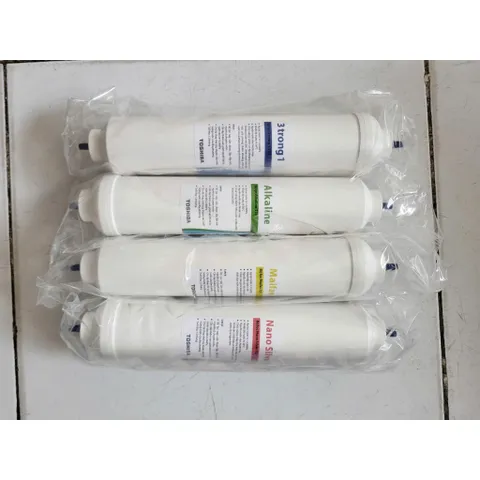Combo Bộ 4 Lõi Lọc Nước RO Toshiba - Hàng Chính Hãng Dùng Cho Máy Lọc Nước Nóng Lạnh - Thời Gian Sử Dụng 12 Tháng