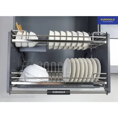 Giá bát di động Eurogold EPO9390LX - Nan Oval Inox 304 Cao Cấp, Thiết Kế Thực Dụng cho Nhà Bếp, Kích Thước Đa Dạng