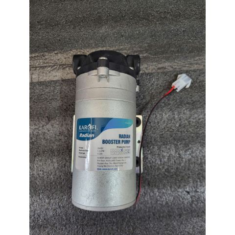 Bơm Tăng Áp Radian KAROFI 24VDC - Hàng Chính Hãng Cho Máy Lọc Nước RO, Áp Lực Tối Đa 125 PSI, Thương Hiệu Uy Tín