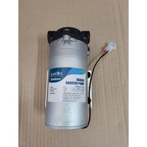 Bơm Tăng Áp Radian KAROFI 24VDC - Hàng Chính Hãng Cho Máy Lọc Nước RO, Áp Lực Tối Đa 125 PSI, Thương Hiệu Uy Tín
