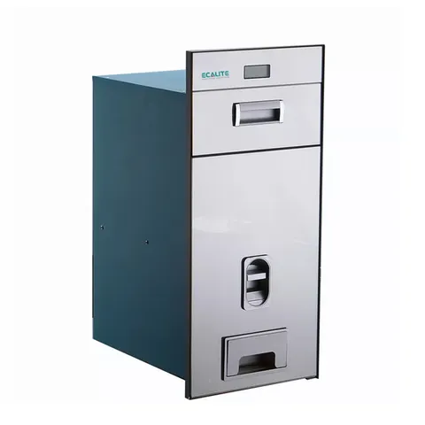 Thùng gạo điện tử gương, màu bạc Ecalite EL-RC300S - Màn hình điện tử hiển thị rõ lượng gạo - Sức chứa  lên tới 15Kg