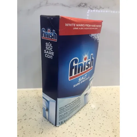 Muối Rửa Bát FINISH 1.2Kg - Bảo Vệ Máy Rửa Bát, Làm Mềm Nước - Tiêu Chuẩn Châu Âu, Không Chất Phụ Gia