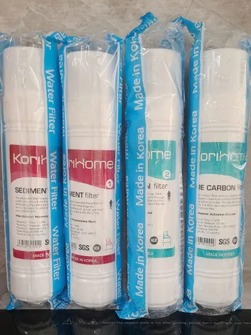 Bộ lõi lọc thô Korihome SEDIMENT và PRE CARBON - Lọc cặn, bụi bẩn hiệu quả cho máy lọc nước Hàn Quốc