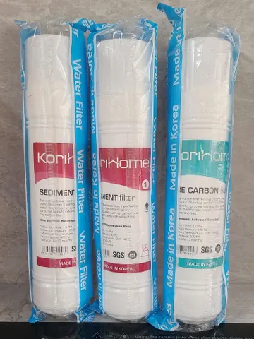 Bộ lõi lọc thô Korihome SEDIMENT và PRE CARBON - Lọc cặn, bụi bẩn hiệu quả cho máy lọc nước Hàn Quốc