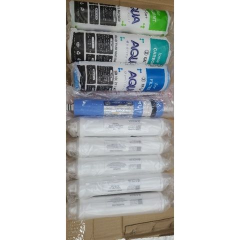 Bộ 9 Lõi Lọc Nước AQua - Thay Thế Máy Lọc RO, Lõi Chức Năng Trắng, Chất Lượng Cao Đảm Bảo Nước Sạch và An Toàn