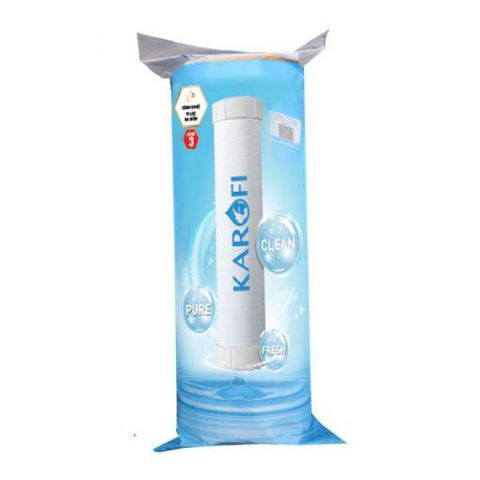 Bộ 3 Lõi Lọc Nước Karofi Chính Hãng Mới - Phù Hợp Máy Lọc Nước RO Gia Đình, Công Nghệ VI LỌC và ACTIVATED CARBON