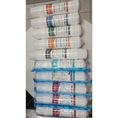 Combo 10 lõi lọc máy nước Korihome Hàn Quốc cho WPK-G61, G60-S, G62 - Lõi Sediment, RO, Post Carbon, Alkaline, Mineral, Nano Silver