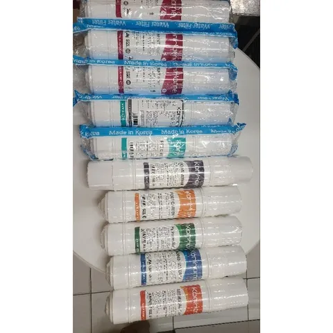 Combo 10 lõi lọc máy nước Korihome Hàn Quốc cho WPK-G61, G60-S, G62 - Lõi Sediment, RO, Post Carbon, Alkaline, Mineral, Nano Silver