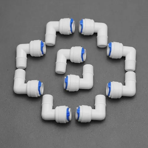 Co Nối Nhanh Ren 13 Ra Dây 10 - Phụ Kiện Máy Lọc Nước R.O, Chất Liệu Nhựa Cao Cấp, Không Rò Nước