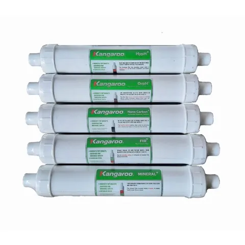 Combo 5 Lõi Lọc Nước Hydrogen Kangaroo 56789 - Thay Thế Cho Máy KG100HQ, KG100HA, KG100HB - Chính Hãng Hàn Quốc