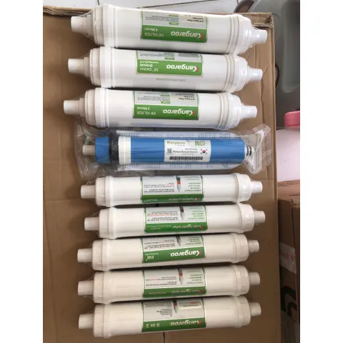 Bộ 9 lõi lọc Kangaroo Hydrogen thay thế máy KG100HI - Công nghệ lọc nước sạch, diệt khuẩn hiệu quả, chính hãng