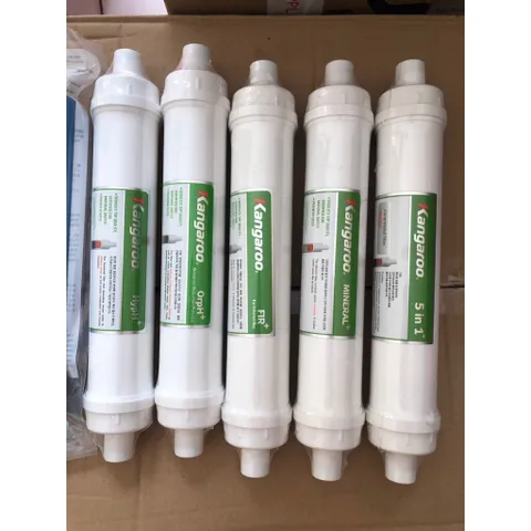 Bộ 9 lõi lọc Kangaroo Hydrogen thay thế máy KG100HI - Công nghệ lọc nước sạch, diệt khuẩn hiệu quả, chính hãng