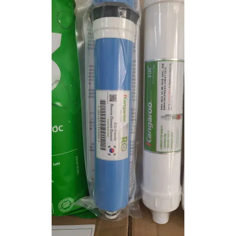 Bộ Lõi Lọc Nước Kangaroo Hydrogen 10 Lõi - PP5, GAC, RO 100G, FIR+, OrpH+, HypH+, Mineral+, Nano Carbon, 5in1 Tinh Khiết Hóa Nước