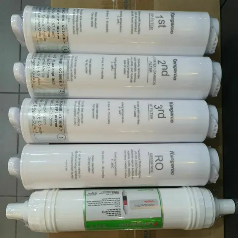 Combo 5 Lõi Lọc 12345 Kangaroo Chính Hãng - Thay Thế Cho Máy Lọc Nước KG100HU, KG100HU+, KG100MED, KG100EED