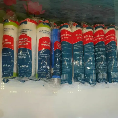Combo 9 Lõi Lọc SUNHOUSE Chính Hãng cho Máy Lọc Nước RO - Phin Lọc Cao Cấp, An Toàn và Tinh Khiết, Bảo Vệ Sức Khỏe Gia Đình