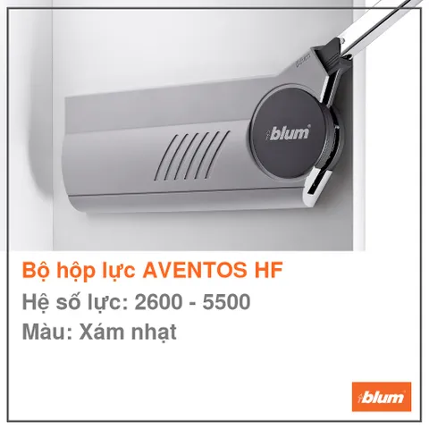 Trọn Bộ Tay nâng 2 Cánh Blum AVENTOS HF 22 Hàng nhập khẩu chính hãng từ châu âu tại Áo