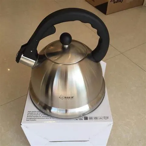 Ấm Đun Từ Arber AB03L Inox 304 - Siêu Bền, An Toàn Cho Sức Khỏe, Dùng Được Với Mọi Loại Bếp - Thiết Kế Sang Trọng, Còi Báo Sôi