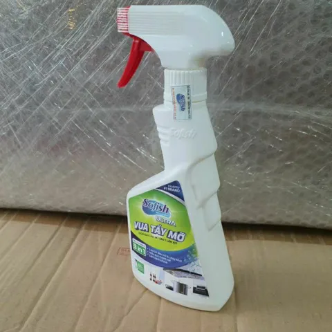 Chai Xịt Tẩy Dầu Mỡ Sofish Ultra 500ml - Giúp Tẩy Rửa Nhanh Chóng Vết Bẩn Khó Tẩy Trên Nồi, Chảo, Lò Nướng