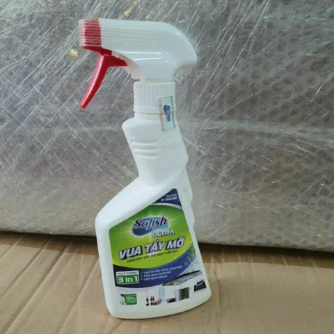 Chai Xịt Tẩy Dầu Mỡ Sofish Ultra 500ml - Giúp Tẩy Rửa Nhanh Chóng Vết Bẩn Khó Tẩy Trên Nồi, Chảo, Lò Nướng