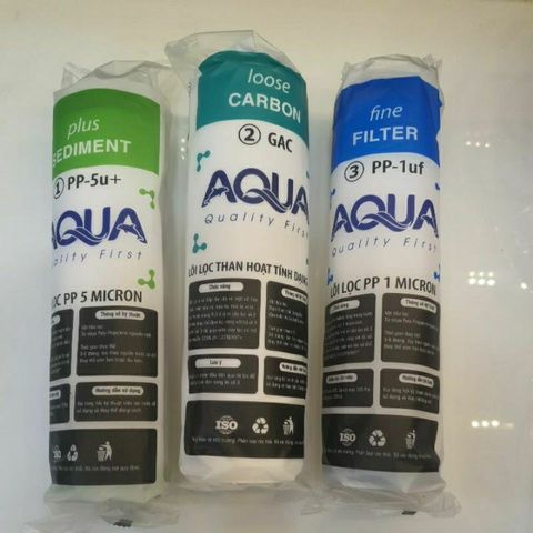 Lõi Lọc Nước Aqua 1,2,3 Chính Hãng - Thay Thế Máy Lọc Nước RO, Bảo Vệ Sức Khỏe Gia Đình Anda