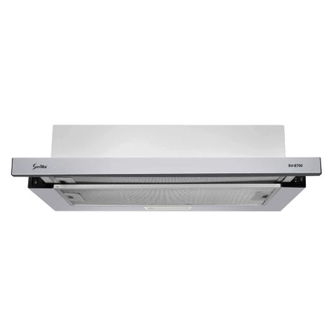 Máy Hút Mùi Sevilla SV-E700 - Kích Thước 70cm, Hệ Thống Khử Mùi Bằng Than Hoạt Tính và Ống Thoát - Đèn LED Siêu Sáng, Điều Khiển Điện Tử
