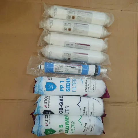 Bộ 8 Lõi Lọc Nước Mutosi 12345678 Chính Hãng - Lọc Vi Khuẩn, Cung Cấp Khoáng Chất Tự Nhiên, Đảm Bảo Nguồn Nước Sạch