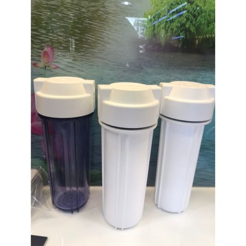 Cốc Lọc Nước 10 Inch Ren Trong 13mm - Phụ Kiện Máy Lọc RO và Nano, Nhựa An Toàn, Chất Lượng Cao, Dễ Dàng Vệ Sinh
