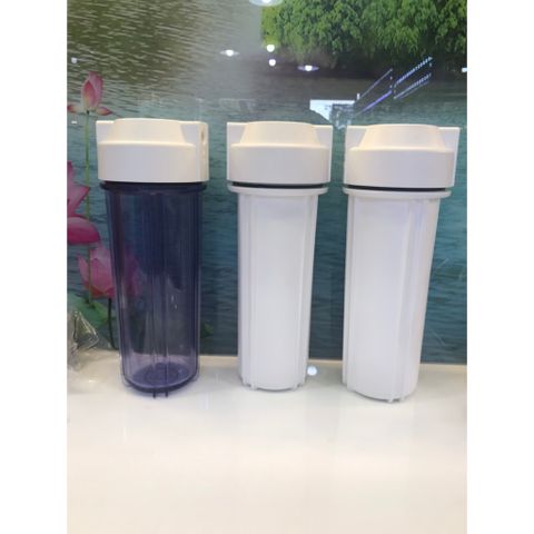 Cốc Lọc Nước 10 Inch Ren Trong 13mm - Phụ Kiện Máy Lọc RO và Nano, Nhựa An Toàn, Chất Lượng Cao, Dễ Dàng Vệ Sinh